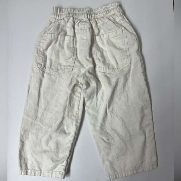 Zara Wide Leg Pant in Cream color - Picture 6 of 6